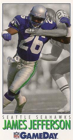 1992 GameDay #25 James Jefferson Front