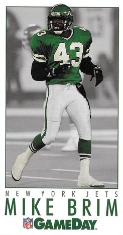 1992 GameDay #36 Mike Brim Front