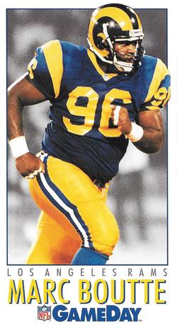 1992 GameDay #60 Marc Boutte Front