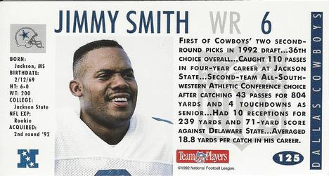 1992 GameDay #125 Jimmy Smith Back