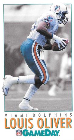 1992 GameDay #162 Louis Oliver Front