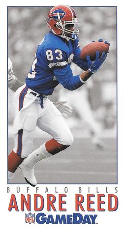 1992 GameDay #210 Andre Reed Front