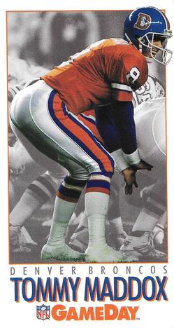 1992 GameDay #244 Tommy Maddox Front