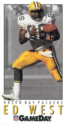 1992 GameDay #321 Ed West Front