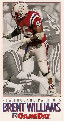 1992 GameDay #402 Brent Williams Front