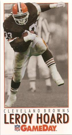 1992 GameDay #486 Leroy Hoard Front