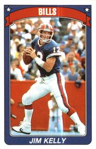 1990 Panini Stickers #6 Jim Kelly Front