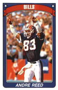 1990 Panini Stickers #15 Andre Reed Front