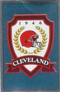 1990 Panini Stickers #29 Cleveland Browns Crest Front