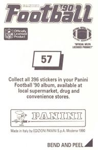 1990 Panini Stickers #57 Ray Childress Back