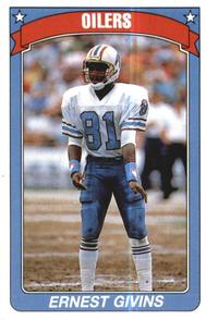 1990 Panini Stickers #64 Ernest Givins Front