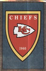 1990 Panini Stickers #81 Kansas City Chiefs Crest Front