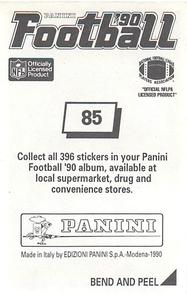 1990 Panini Stickers #85 Chris Martin Back