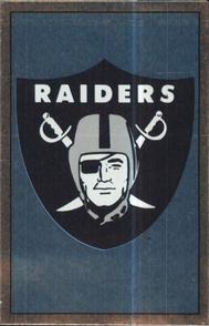 1990 Panini Stickers #102 Los Angeles Raiders Crest Front