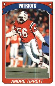 1990 Panini Stickers #123 Andre Tippett Front