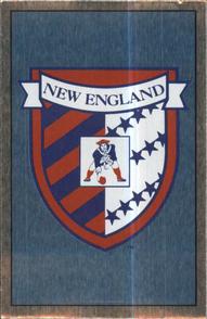 1990 Panini Stickers #128 New England Patriots Crest Front
