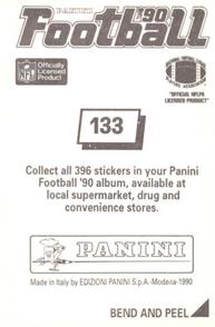 1990 Panini Stickers #133 New York Jets Crest Back