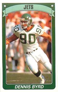 1990 Panini Stickers #143 Dennis Byrd Front