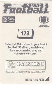 1990 Panini Stickers #173 Brian Blades Back