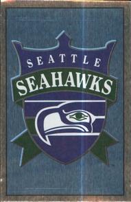 1990 Panini Stickers #180 Seattle Seahawks Crest Front