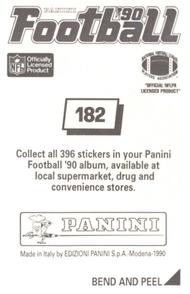 1990 Panini Stickers #182 Jeff Bryant Back