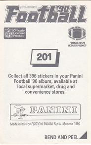 1990 Panini Stickers #201 Chris Doleman Back