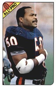 1990 Panini Stickers #202 Mike Singletary Front