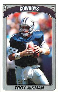 1990 Panini Stickers #240 Troy Aikman Front