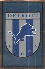 1990 Panini Stickers #256 Detroit Lions Crest Front