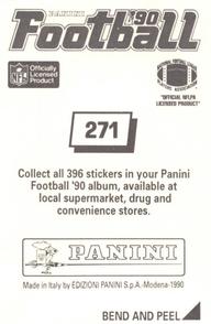 1990 Panini Stickers #271 Tim Harris Back