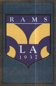 1990 Panini Stickers #282 Los Angeles Rams Crest Front
