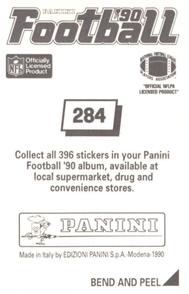 1990 Panini Stickers #284 Jim Everett Back