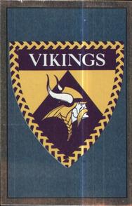 1990 Panini Stickers #287 Minnesota Vikings Crest Front