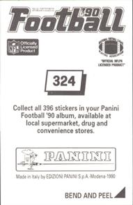 1990 Panini Stickers #324 Leonard Marshall Back