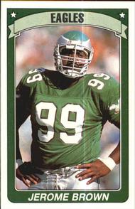1990 Panini Stickers #337 Jerome Brown Front