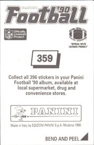 1990 Panini Stickers #359 Guy McIntyre Back