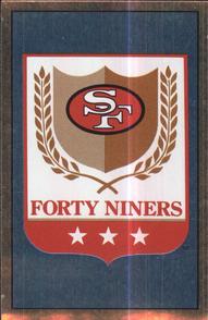 1990 Panini Stickers #360 San Francisco 49ers Crest Front