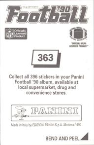 1990 Panini Stickers #363 Jerry Rice Back