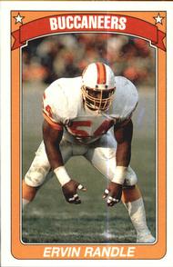 1990 Panini Stickers #377 Ervin Randle Front