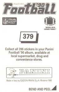 1990 Panini Stickers #379 Charles Mann Back
