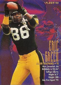 1995 Fleer Shell FACT #50 Eric Green Front