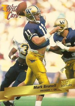 1993 Wild Card #135 Mark Brunell Front