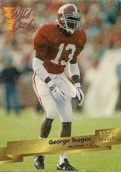 1993 Wild Card #139 George Teague Front