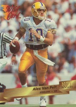 1993 Wild Card #190 Alex Van Pelt Front