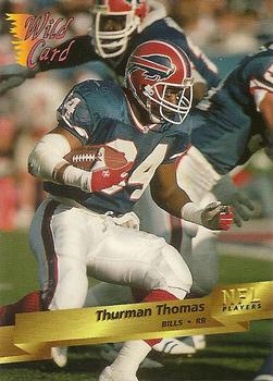 1993 Wild Card #31 Thurman Thomas Front