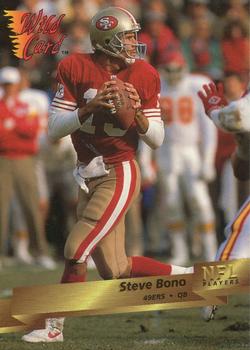 1993 Wild Card #9 Steve Bono Front