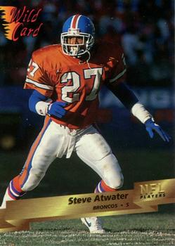 1993 Wild Card #36 Steve Atwater Front