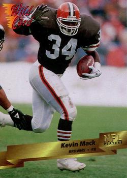 1993 Wild Card #39 Kevin Mack Front