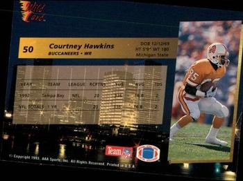 1993 Wild Card #50 Courtney Hawkins Back