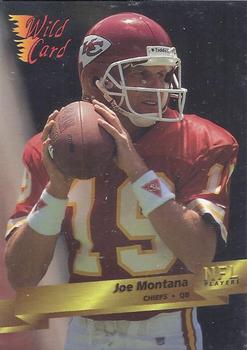 1993 Wild Card #67 Joe Montana Front